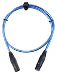 Pronomic Stage XFXM-Blue-1 Microphone Cable XLR Metallic Blue 1 m