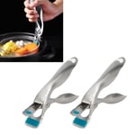 2PCS Stainless Steel Bowl Clip Bottle Opener Dish Clamp for Microwave XAT UK