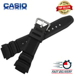 Replacement Watch Strap 18mm Black Resin Rubber Band For Casio F91W F-94W F-105W