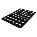 Kleine Wolke Boxes Badrumsmatta Vit/Svart 55x65