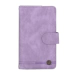PU Läder Plånboksfodral för Galaxy S22 Dragkedja Flip Folio Plånbok RFID Blockering Skyddande Fodral med handledsrem Magnetlås Inbyggt Stativ