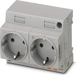 Phoenix Contact Multiprise pour armoire électrique EO-CF/PT/LED/DUO - Gris