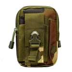 1PCS Men's Belt Bag Canvas Belt Bag Belt Mobile Phone Straight Foot Bag 6.8 Inch Mobile Phone Belt Bag (Color : F)
