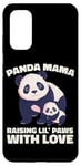Galaxy S20 Panda Mama Raising Lil Paws With Love Cute Mom Bear And Cub Case