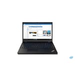 Lenovo ThinkPad T15p Bärbar dator 39,6 cm (15.6") Pekskärm Full HD Intel® Core™ i7 i7-10750H 16 GB DDR4-SDRAM 512 GB SSD NVIDIA® GeForce® GTX 1050 Wi-Fi 6 (802.11ax) Windows 10 Pro Svart