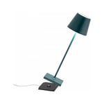 Perenz - Lampe de table led Poldina Pro Vert Foncé, rechargeable et dimmable
