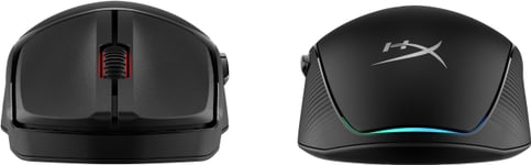 Hp Hyperx Pulsefire Fuse Wireless Gaming Mus (Svart), Ambidextrous, Optisk, Trådlös Rf + Bluetooth, 12000 Dpi, Svart