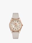 Vivienne Westwood VV240RSWH Women's Seymour Leather Strap Watch, Neutral