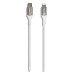 Green-e Câble lightning/USB-C GR2080 - double tresse charge très rapide 2 m blanc 3A 18W
