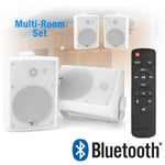 Wireless WiFi Bluetooth Active Speakers Airplay Android Multi-Room 50w (2 Sets)