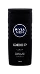 Nivea Clean Men Deep Body, Face Hair Shower Gel 250ml (M) (P2)