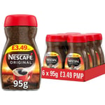 Nescafe Original Instant Coffee 95g  6pk