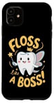 Coque pour iPhone 11 Floss Like a Boss Cute Tooth Fairy Amusant pour les enfants