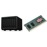 SYNOLOGY DiskStation DS620SLIM Serveur de Stockage NAS Bureau Ethernet/LAN Noir J3355 & DDR3L - Module - 4 GB - So-DIMM 204-pin - 1866 MHz / PC3L-14900-1.35 V - unbuffered
