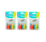 3 x TEPE INTERDENTAL BRUSHES MIXED 0.4mm TO 0.8mm Size 0-5 Brush