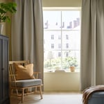 IKEA IKEA ANNAKAJSA rumsförmörkande gardiner, 1 par, ljusgrå/med veckband, 145x250 cm, cm 145x250 cm