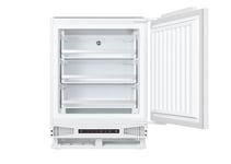Hoover HUSE68EWKP Integrated Undercounter Freezer 95L Total Capacity, White, E Rated