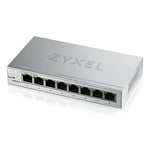 Switch til desktop ZyXEL GS1200-8-EU0101F 16 Gbps LAN RJ45 x 8 Metallic