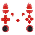 Full button set for Sony PS4 Pro controllers mod kit replacement - red | ZedLabz