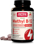 Jarrow Formulas Methyl B-12 5000mcg Energy & Brain Health, Cherry - 90 chewable