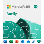 Microsoft 365 Family 15 Months Subscription - Digital License Only Only Available When You Purchase With PC or Laptop - Not Valid Standalone - Activation Code Will Be Sent by Email