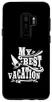 Galaxy S9+ My Best Vacation Adventure Travel Beach Surf Case