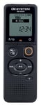 OM SYSTEM VN-541 PC (Successor Olympus VN-541 PC) Digital Voice Recorder with Omnidirectional Microphone, One-Touch Recording, Noise Cancellation & 4 GB Memory