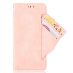Case for Google Pixel 4A 5G,Fold Case Shockproof Anti-fall Card bag 360 degree protection Phone case Cover Flip case for Google Pixel 4A 5G Pink