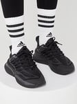 adidas Sportswear Alphaboost V1 Trainers - Black/Grey, Black/Grey, Size 3.5, Women