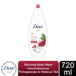 Dove Reviving Body Wash Natural Moisturiser Pomegranate & Hibiscus Tea, 720ml