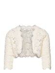 Bolero Tops Knitwear Cardigans Cream Rosemunde Kids