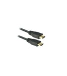 APM 590459, Cordon HDMI 4K Ethernet, Connecteurs Male/Male, Cable HDMI Long de 1.8 m, Clip, Version 1.4. Support 3D et Synchronisation Audio et Vidéo, Accessoires pour TV et Vidéo, Noir