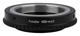 Fotodiox Lens Mount Adapter, Leica M39 (39mm x1 thread screw mount) lens to MFT Micro 4/3 four thirds cameras, Olympus Pen E-PL1, E-P2, E-P1, E-PL2, Panasonic Lumix DMC-G1, G2, GH2, GF1, GH1 G10