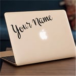 "Your Name" Customised Personalised Apple MacBook Decal Sticker fits all MacBook models (13" Air (2020-2021))