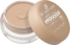Essence Soft Touch Mousse Make-Up, Foundation No. 01 Matt Sand, Nude for Combina