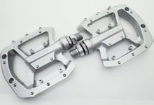 Shimano PD-GR500 Flat Platform MTB BMX Pedals Set Silver w/ Pins, New in Box