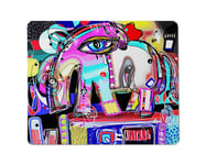 Yeuss Abstracts art Rectangular Non-Slip Mousepad Primitive abstract digital painting of decorative elephant Gaming Mouse mat pad 200mm x 240mm