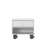 Montana - Dash - Castors - Colour: New White - Sängbord - Peter J. Lassen - Vit - MDF