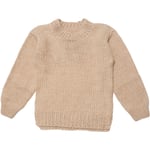HUTTEliHUT PLAINY sweater alpaca wool – camel - 4-6år