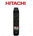 Genuine Hitachi RC43141 TV Remote Control with Netflix, YouTube, F-play Buttons