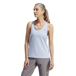 adidas Fast Tank Top Dam XL Blå - Lätt och Sval Singlet för Löpare