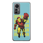 ERT GROUP mobile phone case for Xiaomi MI 12 LITE original and officially Licensed Marvel pattern Iron Man 009 optimally adapted to the shape of the mobile phone, case made of TPU