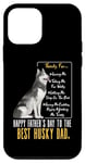 Coque pour iPhone 12 mini Happy Father's Day To The Best Siberian Husky Dad - Dog Dad