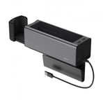 Baseus bilhållare kopphållare laddning 2x USB HUB - Svart (CRCWH-A01)
