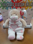 Babys 1st Bear Teddy Pink And White Girl