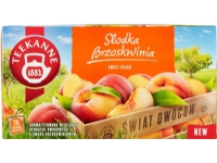 TEEKANNE Teekanne Świat Owoców Aromatiserat fruktte söt persika 45 g (20 x 2,25 g)