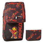 LEGO School - Optimo Starter Bag W. Gym & Pencil Case Ninjago Red (20254-2302)