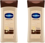 2 Pack Vaseline Intensive Care Cocoa Radiant Body Oil 200 Ml