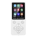 MP4 Player, 8G Matte Material Music Player, for Music Lovers, for a Perfect Partner(white)