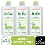 1x, 2x or 3x Simple Kind to Skin Instantly Hydrating Micellar Cleansing Water